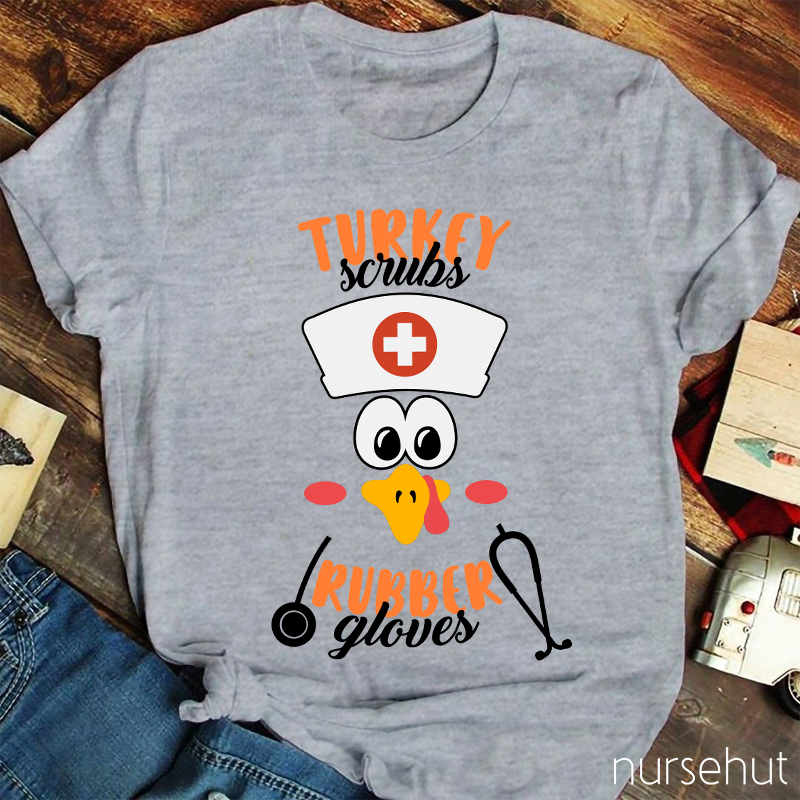 Turkey Scrubs Nurse T-Shirt