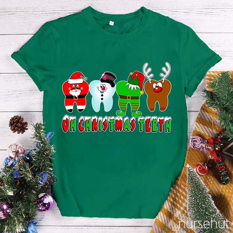 Oh Christmas Teeth Nurse T-Shirt