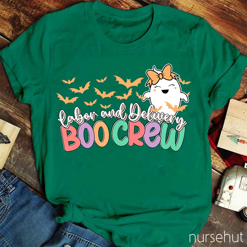 Labor And Delivery Boo Boo Crew Nurse T-Shirt