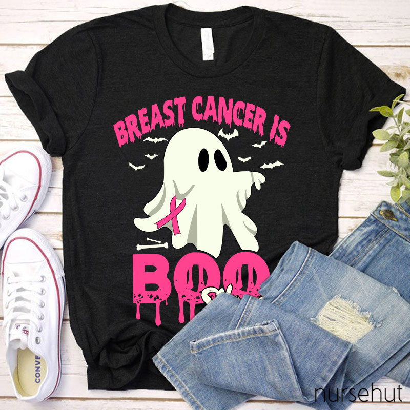Breast Cancer Is Boo Sheet Nurse T-Shirt