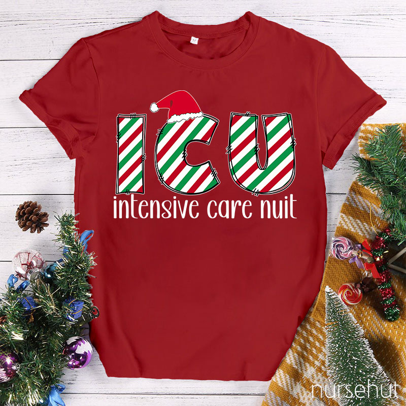 Personalized Department Christmas Nurse T-Shirt