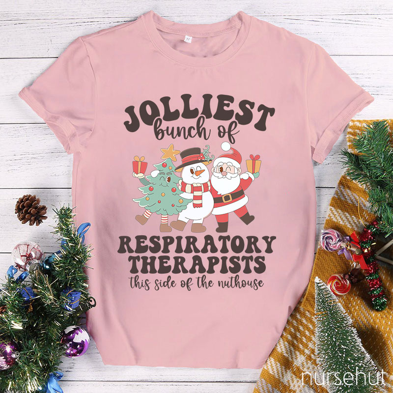 Personalized Jolliest Bunch Of  Nurse T-Shirt