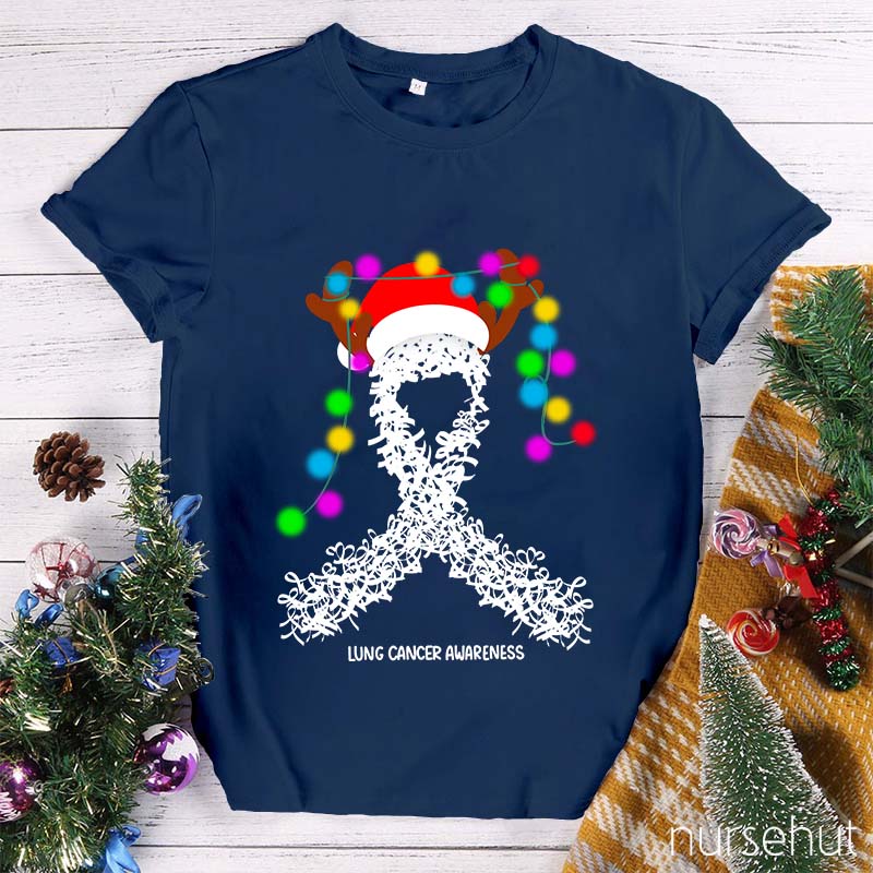Lung Cancer Awareness Nurse T-Shirt