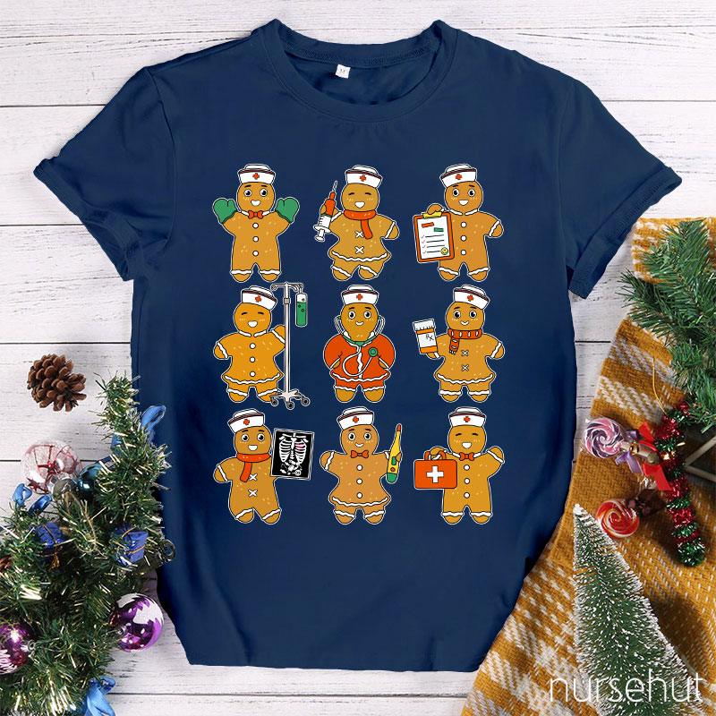 Gingerbread Man Nurse T-Shirt