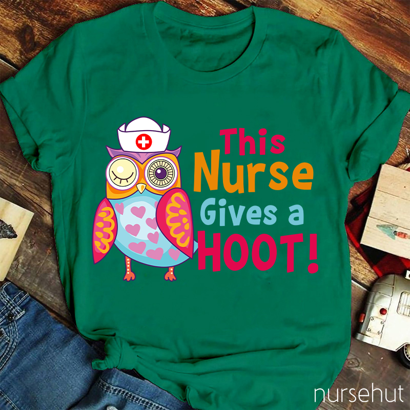 This Nurse Gives A Hoot Nurse T-Shirt
