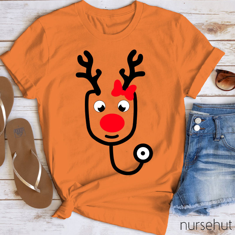 An Elk Stethoscope Nurse T-Shirt