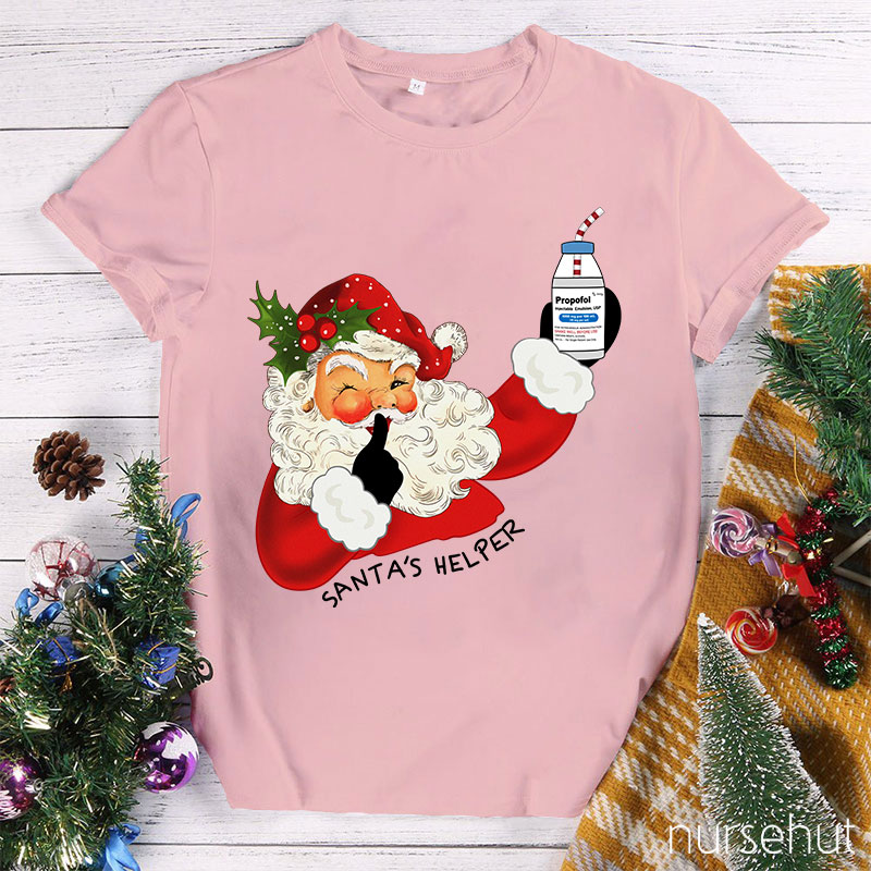 Santa's Helper Nurse T-Shirt