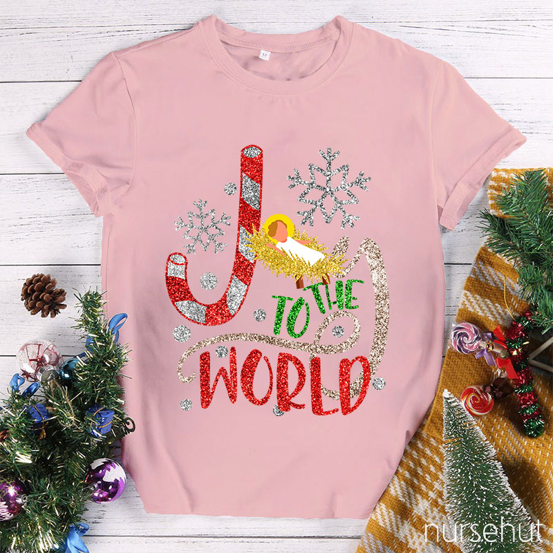 Jolly To The World Nurse T-Shirt