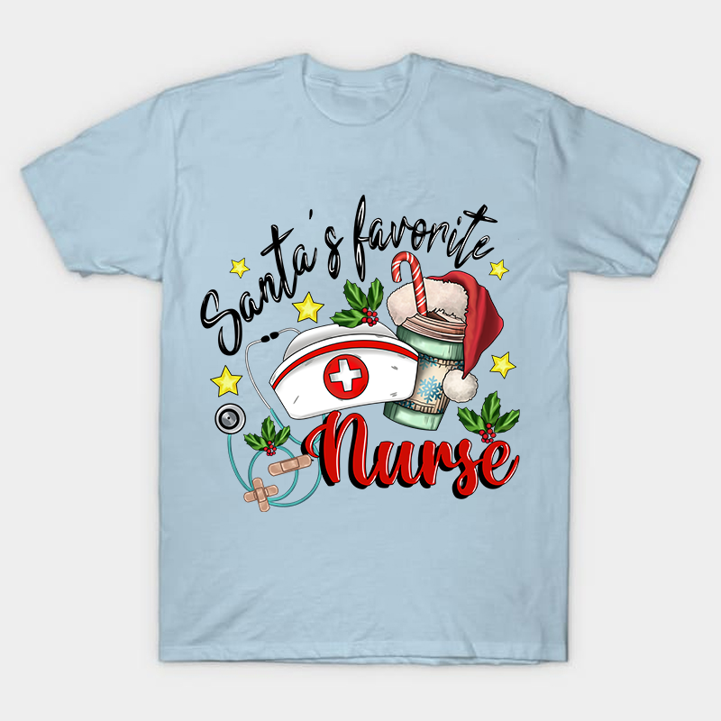 Santa's Favorite Nurse T-Shirt
