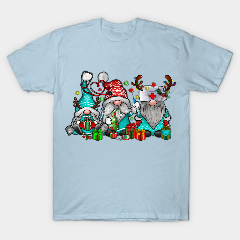 Christmas Gnome Nurse T-Shirt