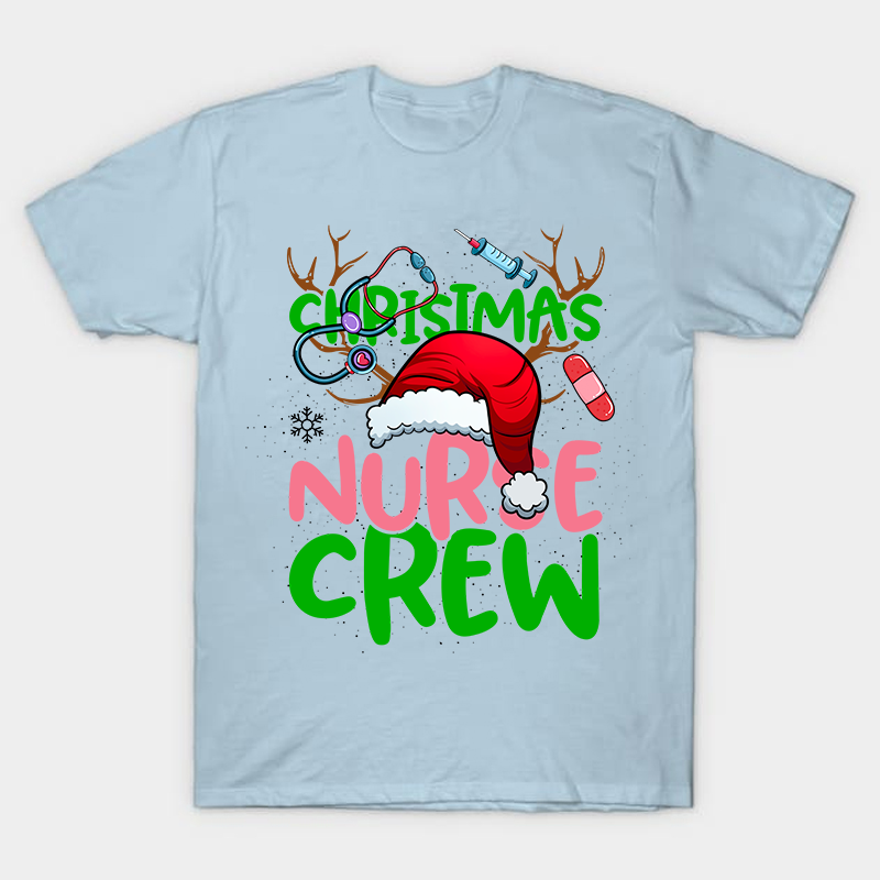 Christmas Nurse Crew Nurse T-Shirt