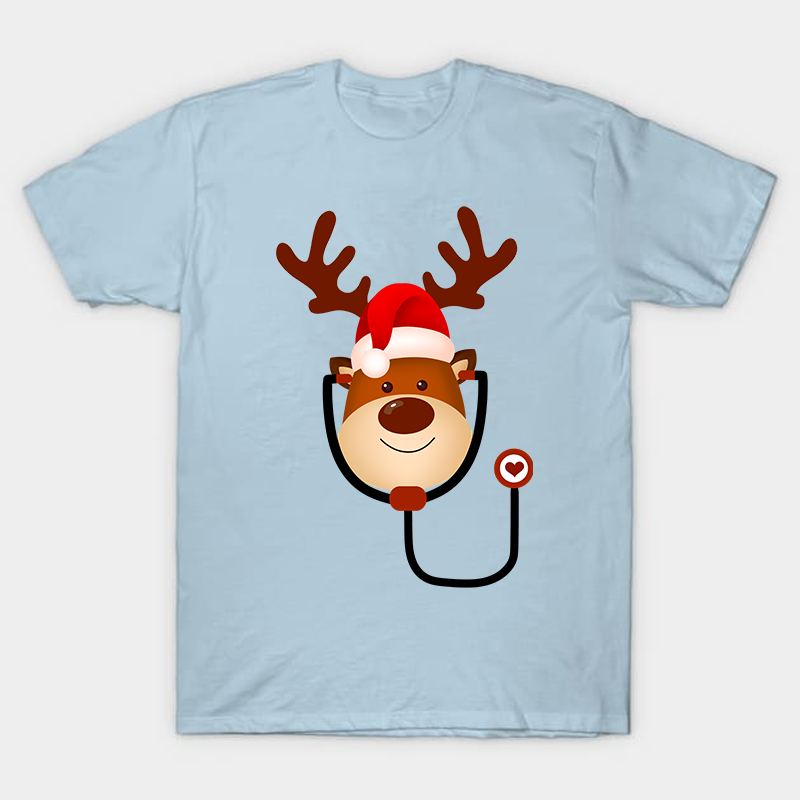 Elk With A Stethoscope Nurse T-Shirt