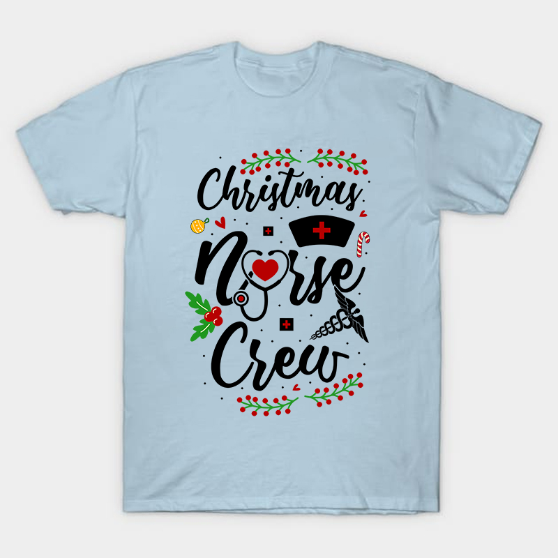 Christmas Nurse Crew Nurse T-Shirt