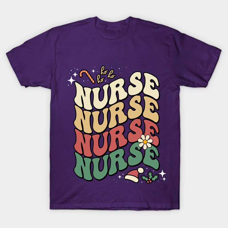 Ho Ho Ho Best Christmas Ever Nurse T-shirt