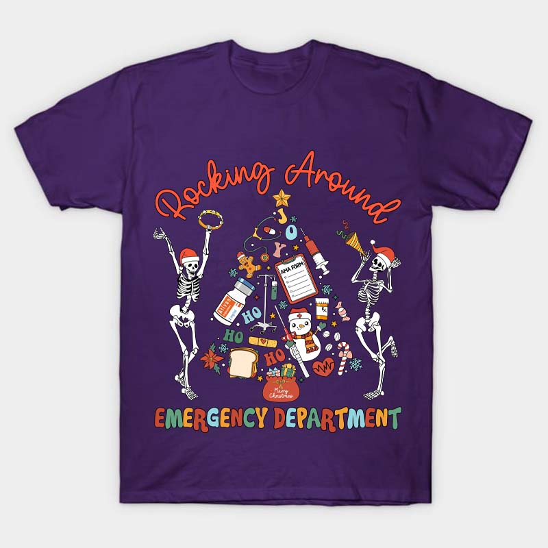 Personalized Rocking Around Nurse T-Shirt