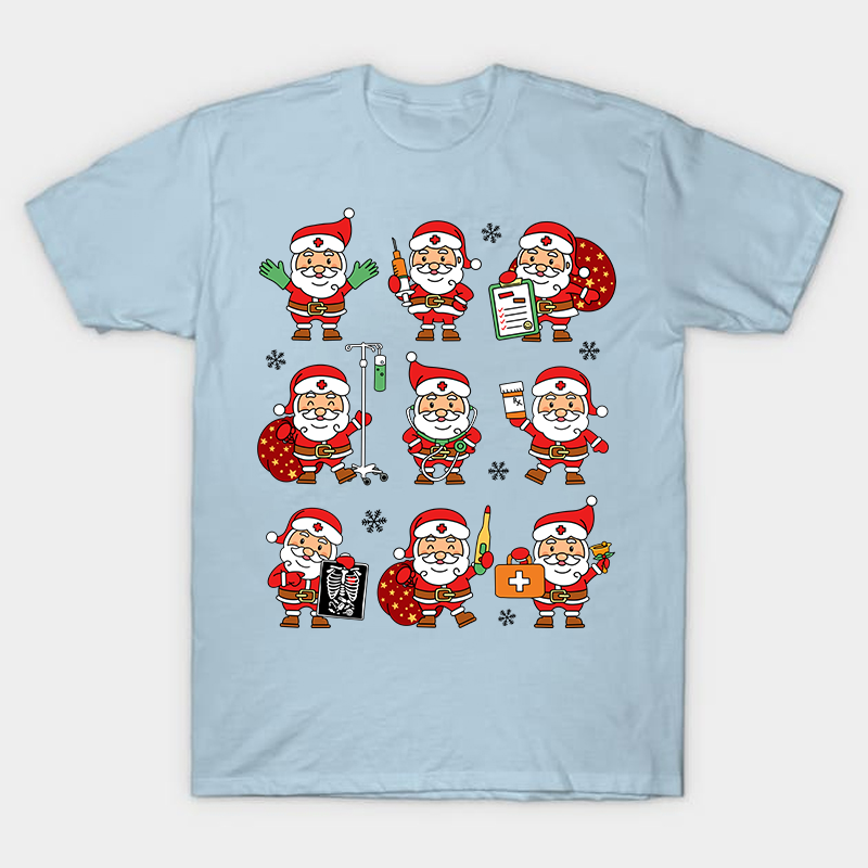 Christmas Santa Nurse T-Shirt