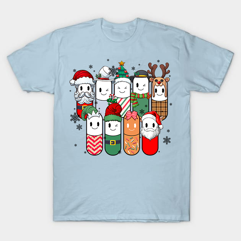 Cute Christmas Pills Nurse T-Shirt