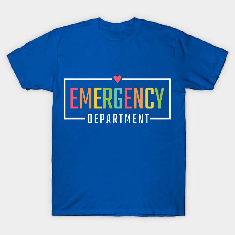 Personalized Emergency Department Nurse T-Shirt