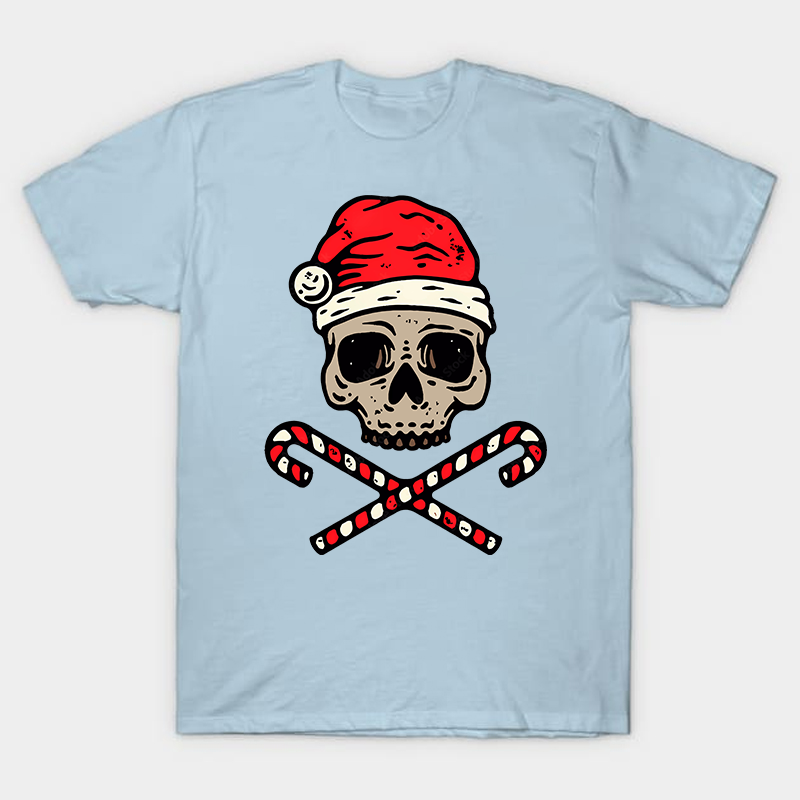 Christmas Skull Nurse T-Shirt
