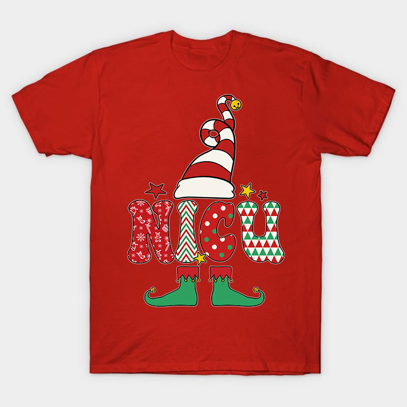 Personalized Elf Nurse T-Shirt