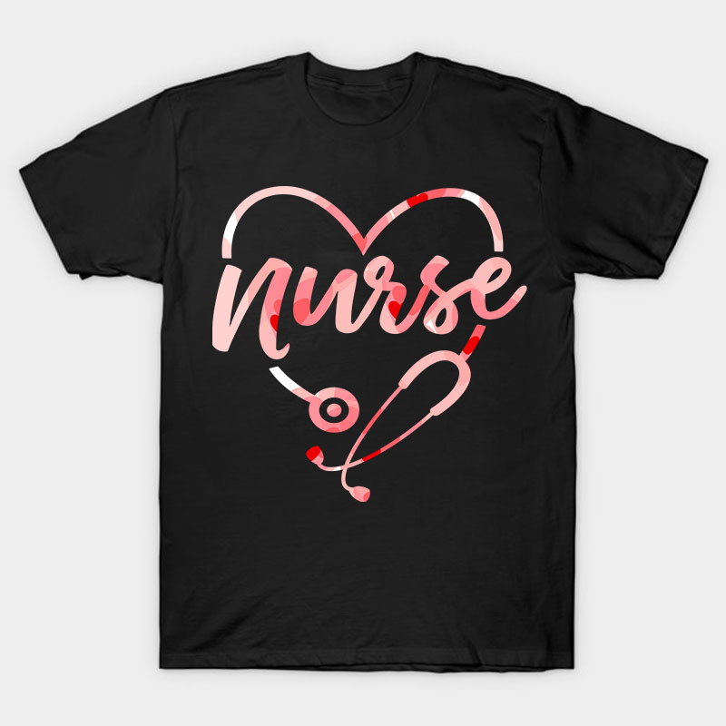 Pinky Heart Nurse T-Shirt