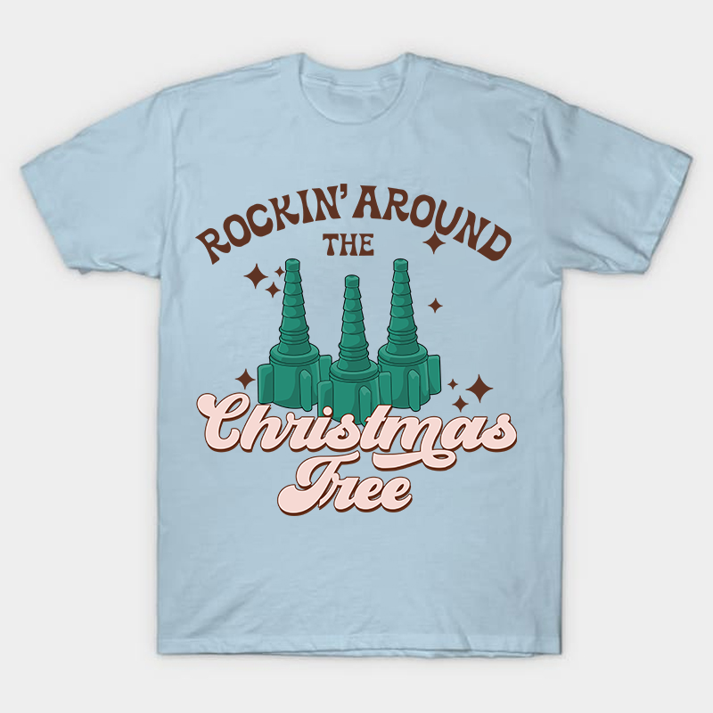 Rockin' Around The Christmas Tree Nurse T-Shirt