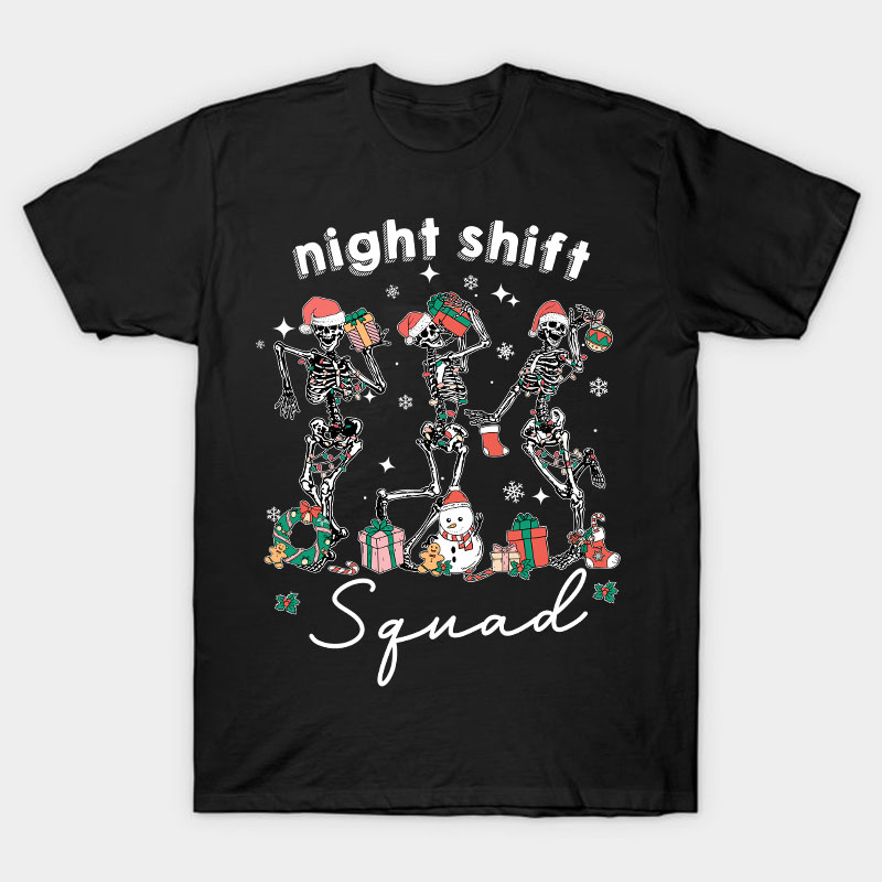 Night Shift Squad Nurse T-Shirt