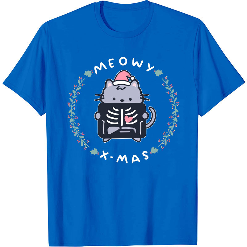 Meowy Xmas Nurse T-Shirt