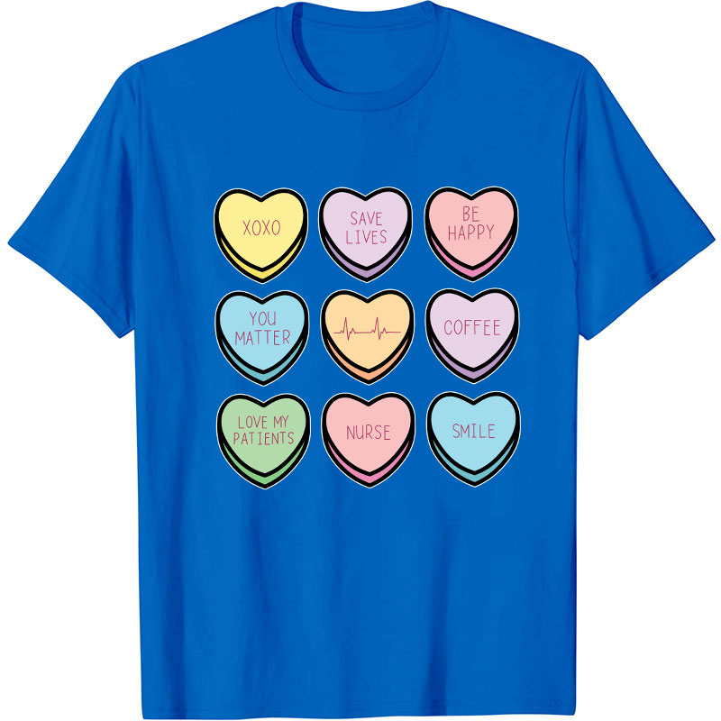 Save Lives Be Happy Nurse T-Shirt