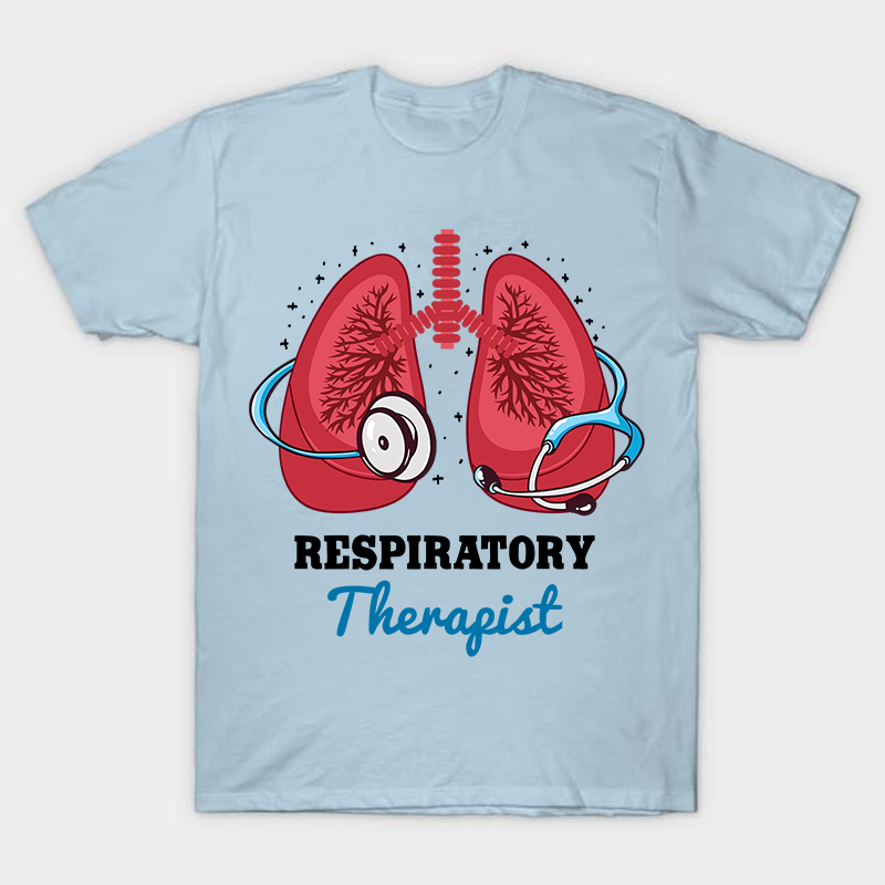 Stethoscope Around A Lung RT Nurse T-Shirt