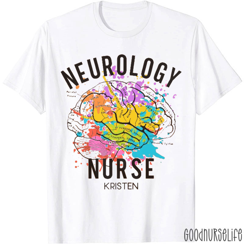 Personalized Neurology Nurse T-shirt