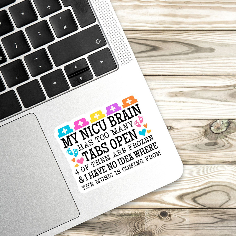 My NICU Brain Nurse Stickers