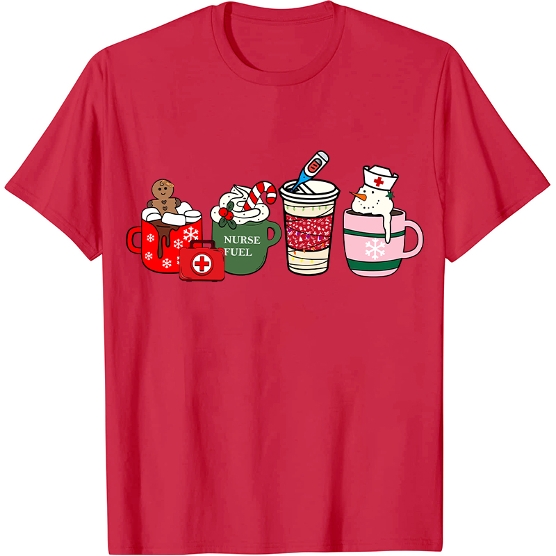 Nurse Christmas Coffee Nurse T-Shirt