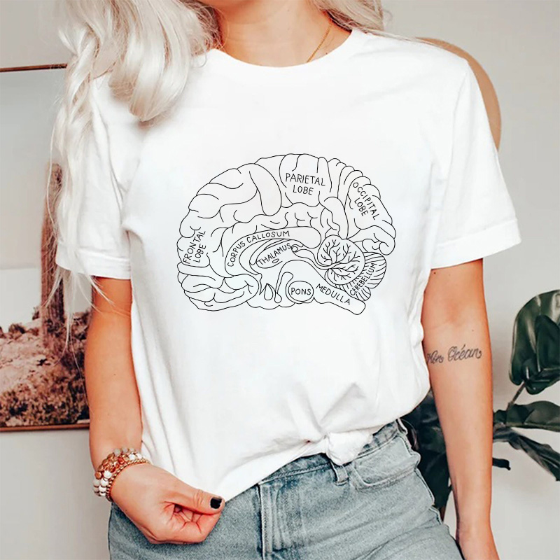 Not A Part Missing Brain Nurse T-Shirt