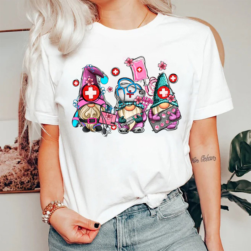 Valentine Gnome Nurse T-Shirt