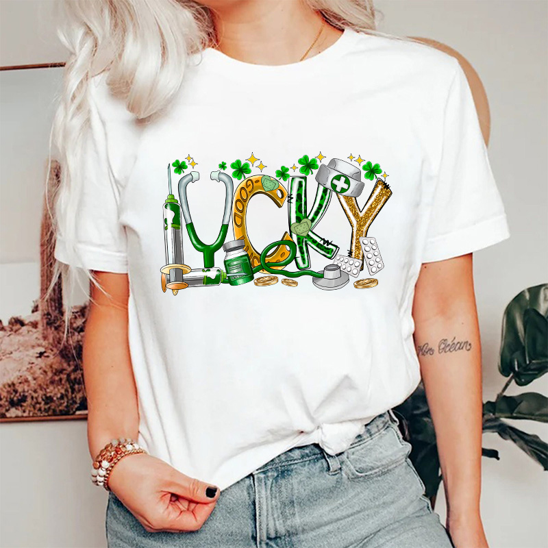 Nurse St Patricks Day Nurse T-Shirt