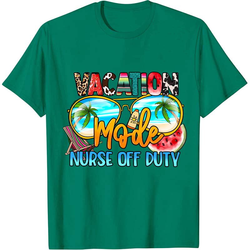 Vacation Nurse Off Duty Nurse T-Shirt