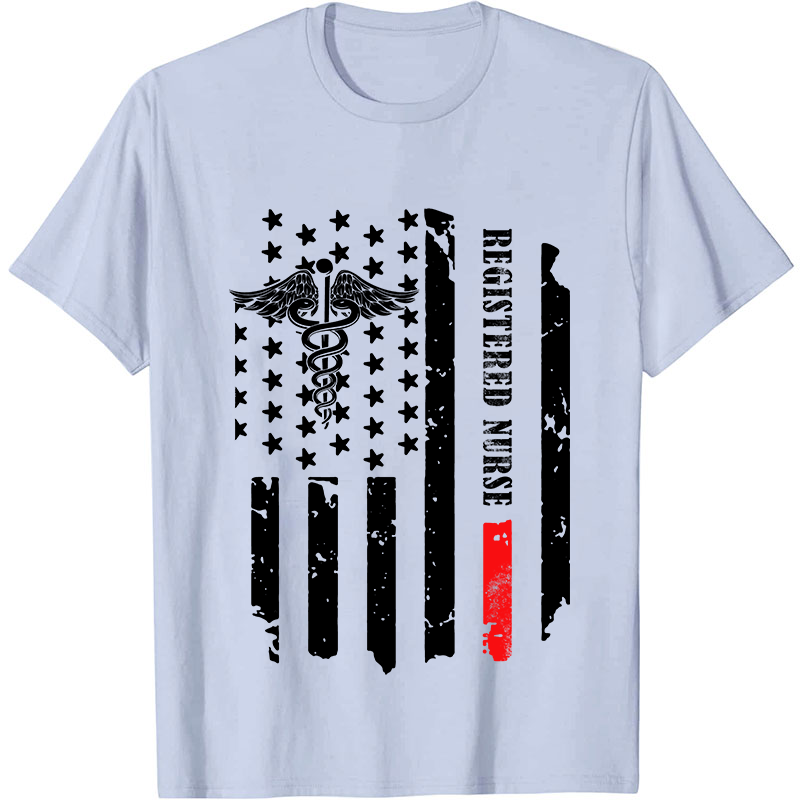 Personalized Department Flag Nurse T-Shirt