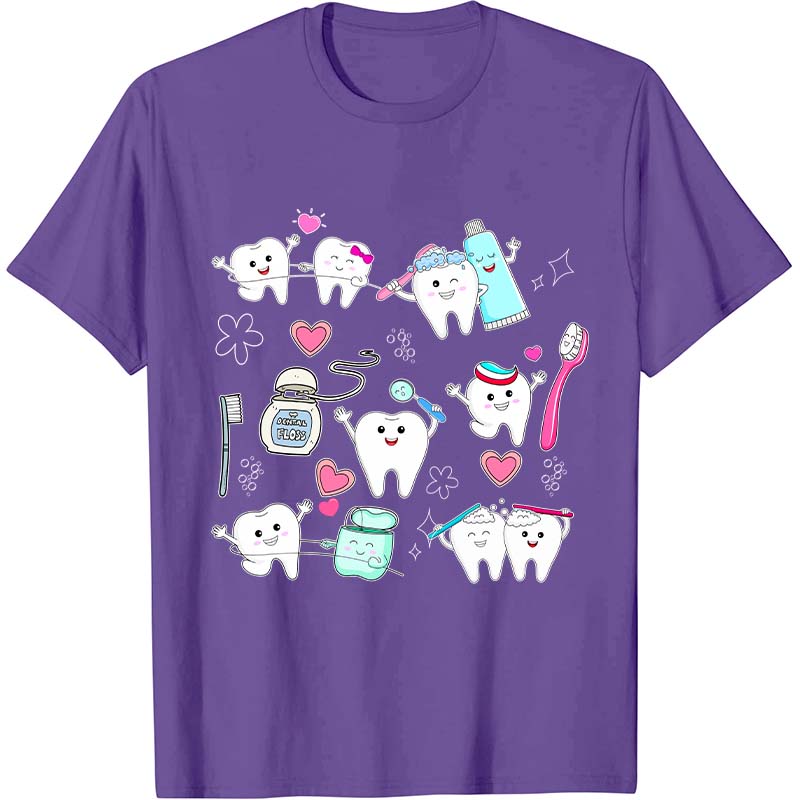 Happy Little Teeth Nurse T-Shirt