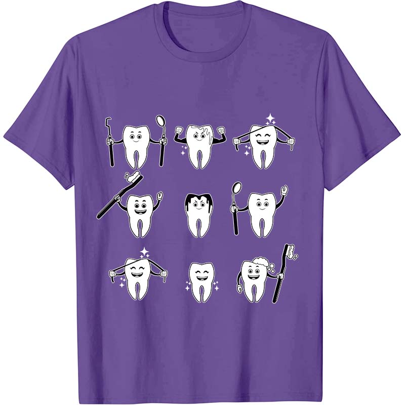 Remember To Brush Your Teeth Happy Teeth Nurse T-Shirt
