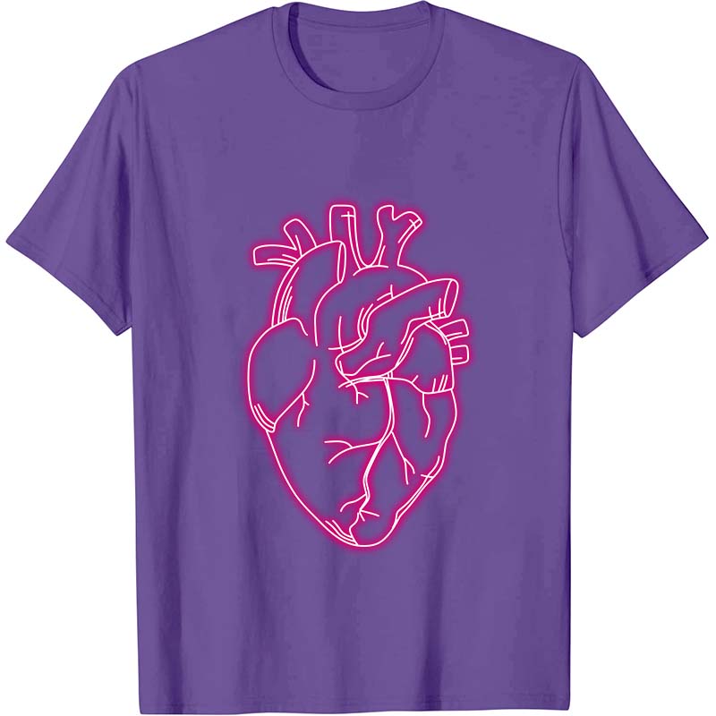 Iridescent Heart Nurse T-Shirt