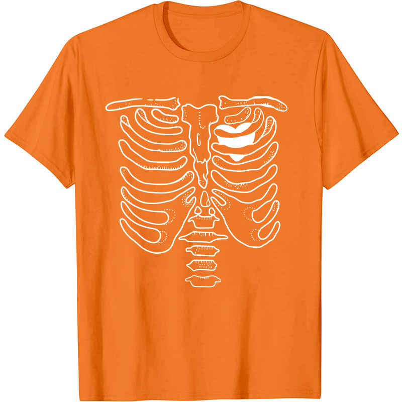 Skeleton Heart Nurse T-Shirt