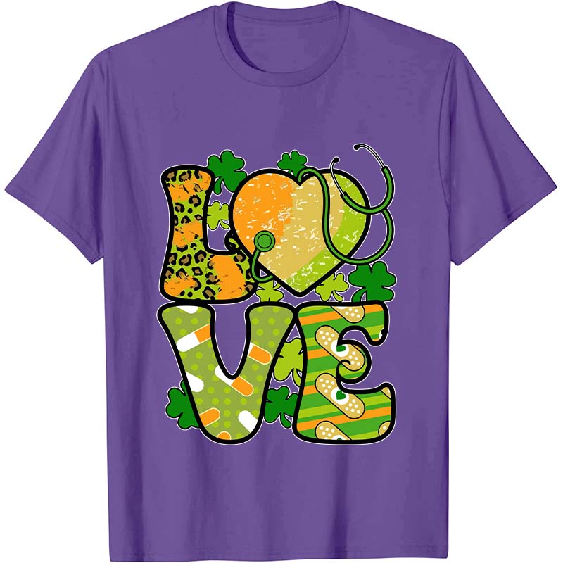 St.Patricks Love Nurse T-Shirt