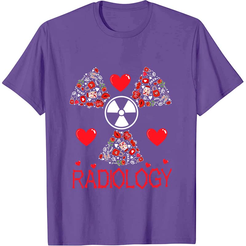 Radiology Valentine Nurse T-Shirt