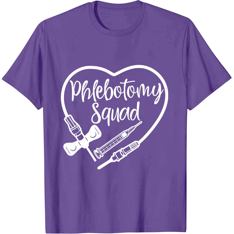 Phlebotomy Squad Nurse T-Shirt