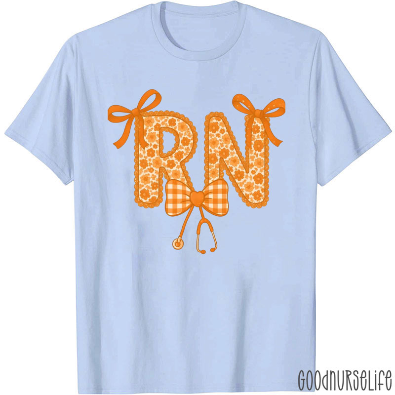 Personalized Fall Nurse Coquette Nurse T-Shirt