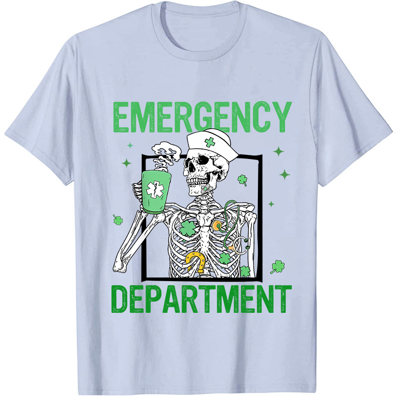 Emergency Department St Patricks Day Nurse T-Shirt