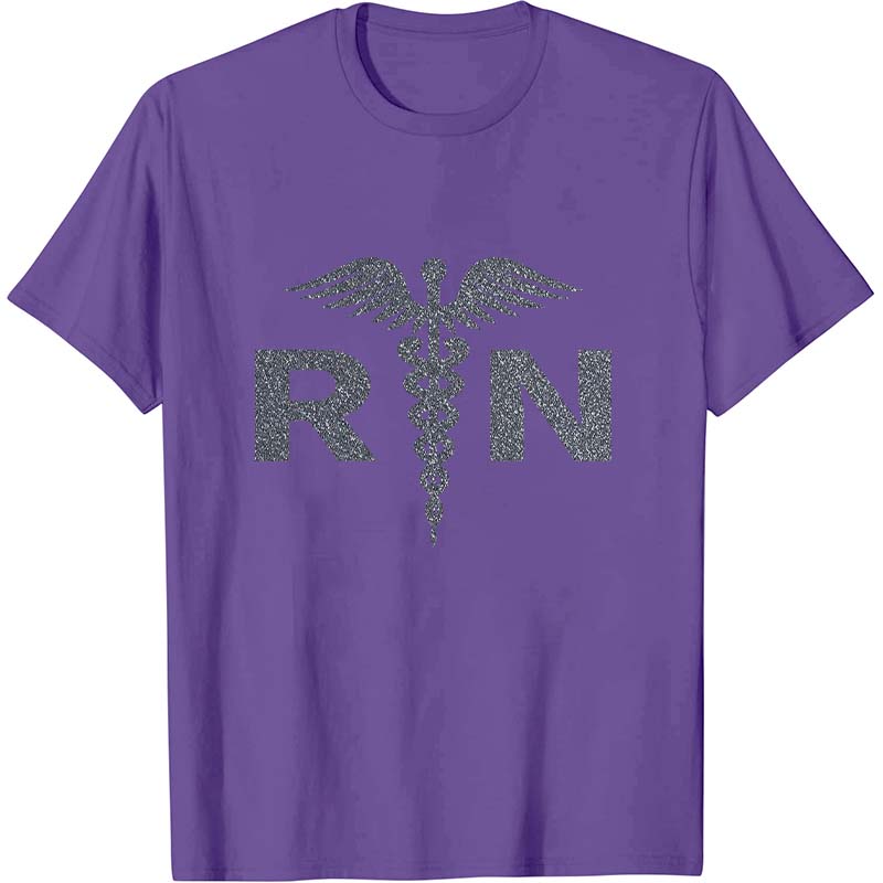 Glitter Registered Nurse T-Shirt