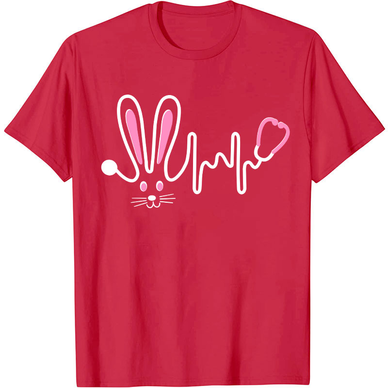 Easter Bunny Stethoscope Nurse T-Shirt