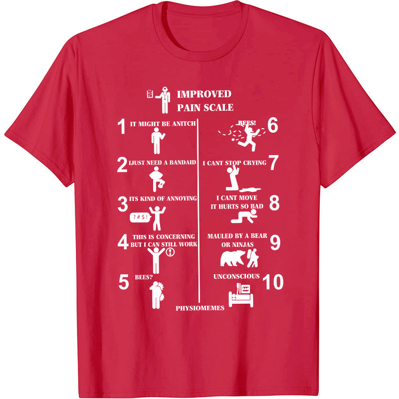Improved Pain Scale Nurse T-Shirt